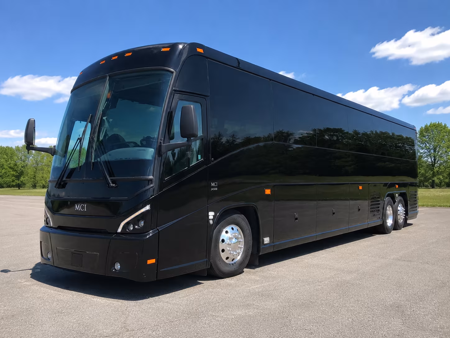 hammond charter bus services exterior