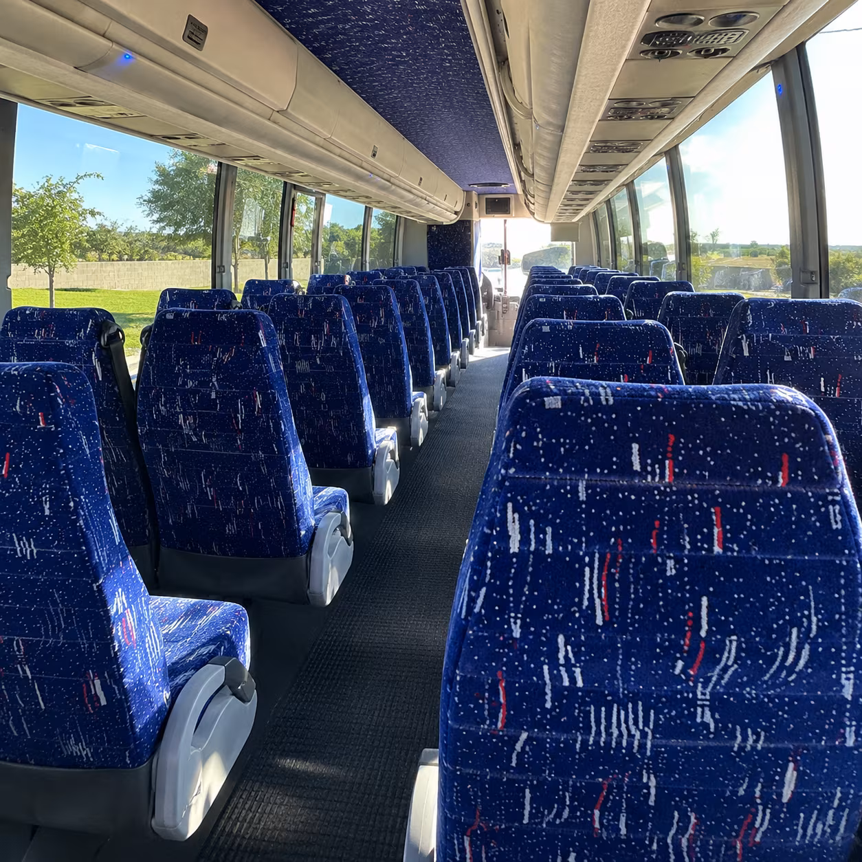 hammond charter bus services inside