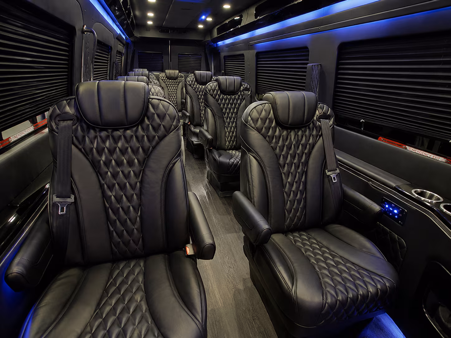 hammond corporate event transportation onboard seating