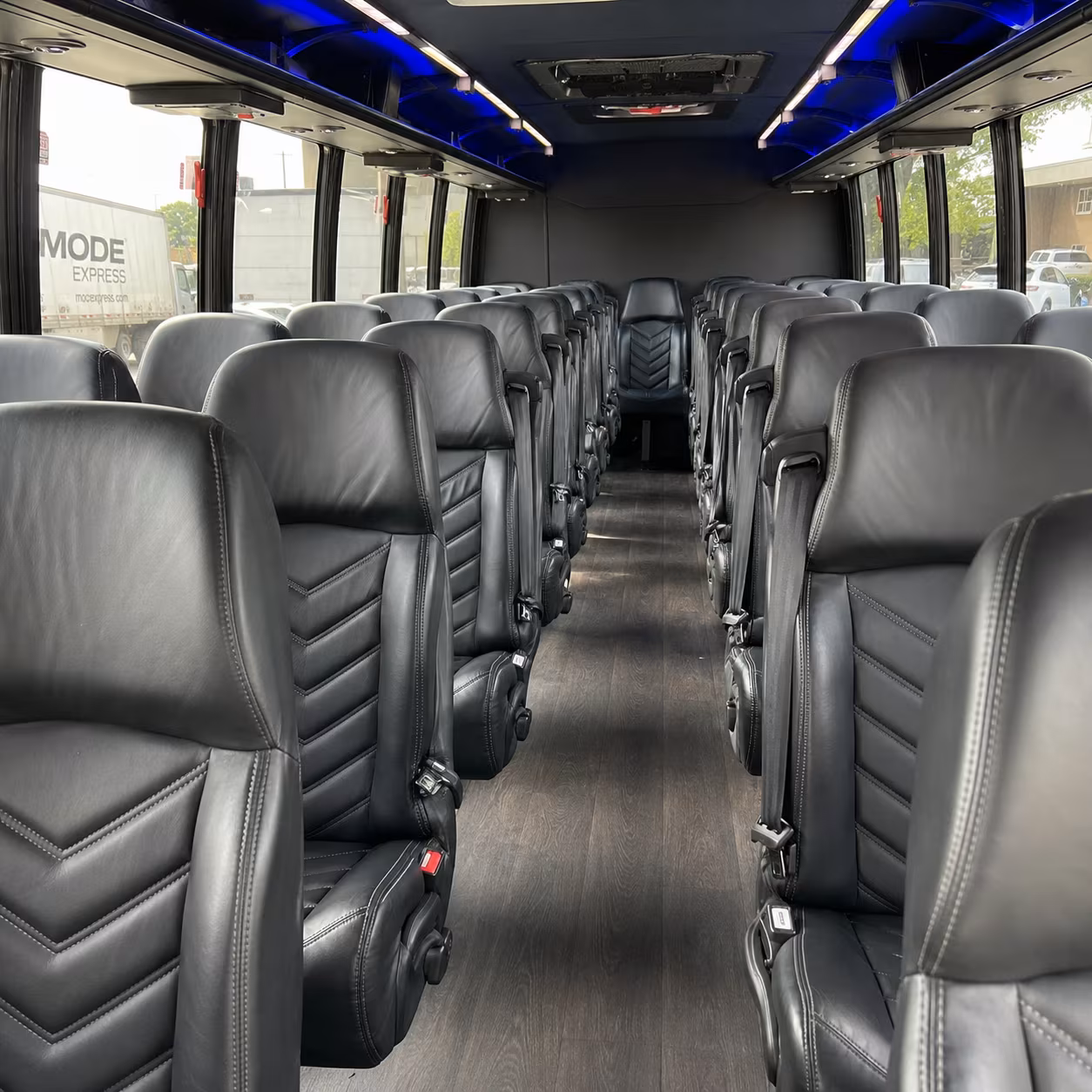 hammond wine tour brewery transportation onboard seating